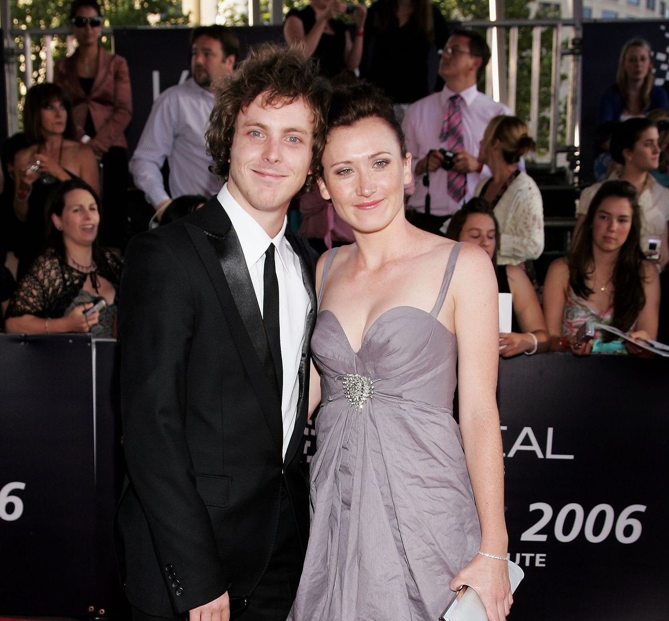 Australian actor, Budge with his girlfriend, Anna Houston at the L'Oreal Paris 2006 AFI Awards.